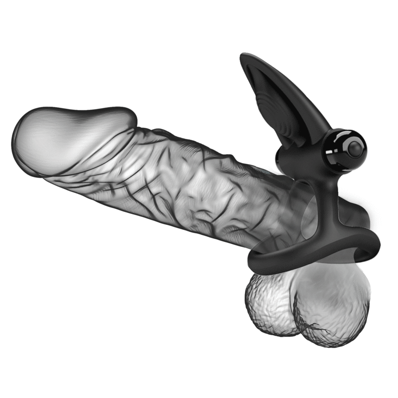 Pretty Love Vibrating Ring 10 Vibrations Black Silicone | Niks.fi verkkokauppa