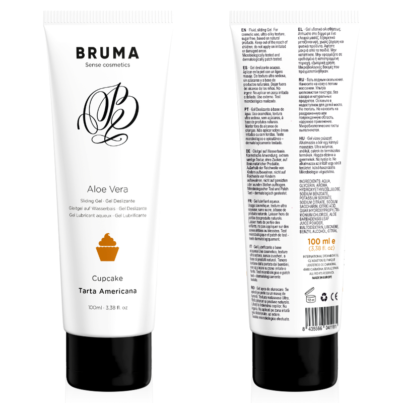Bruma Aloe Vera Sliding Gel Cupcake Flavor 100 Ml | Niks.fi verkkokauppa