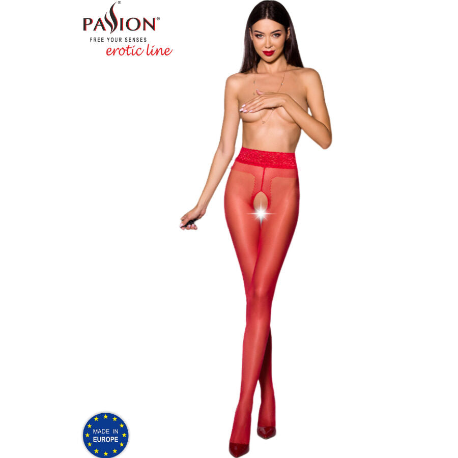 Passion Tiopen 001 Red Tights 3/4 20 Den | Niks.fi verkkokauppa