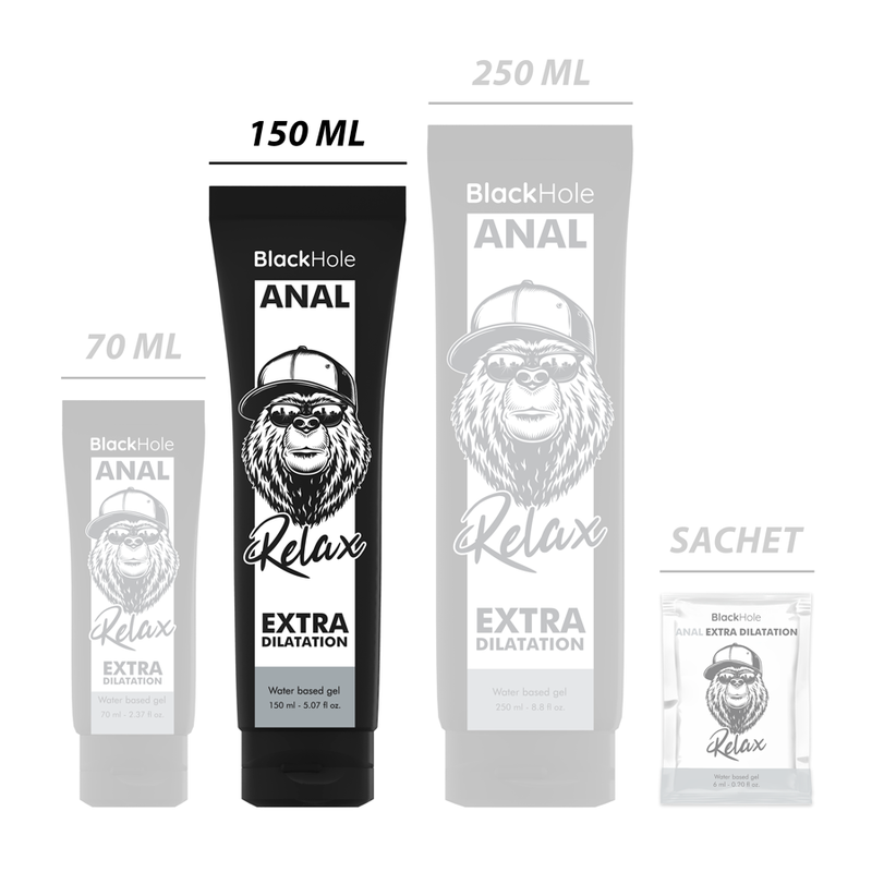 Black Hole Water Base Gel Anal Dilation 150 Ml | Niks.fi verkkokauppa