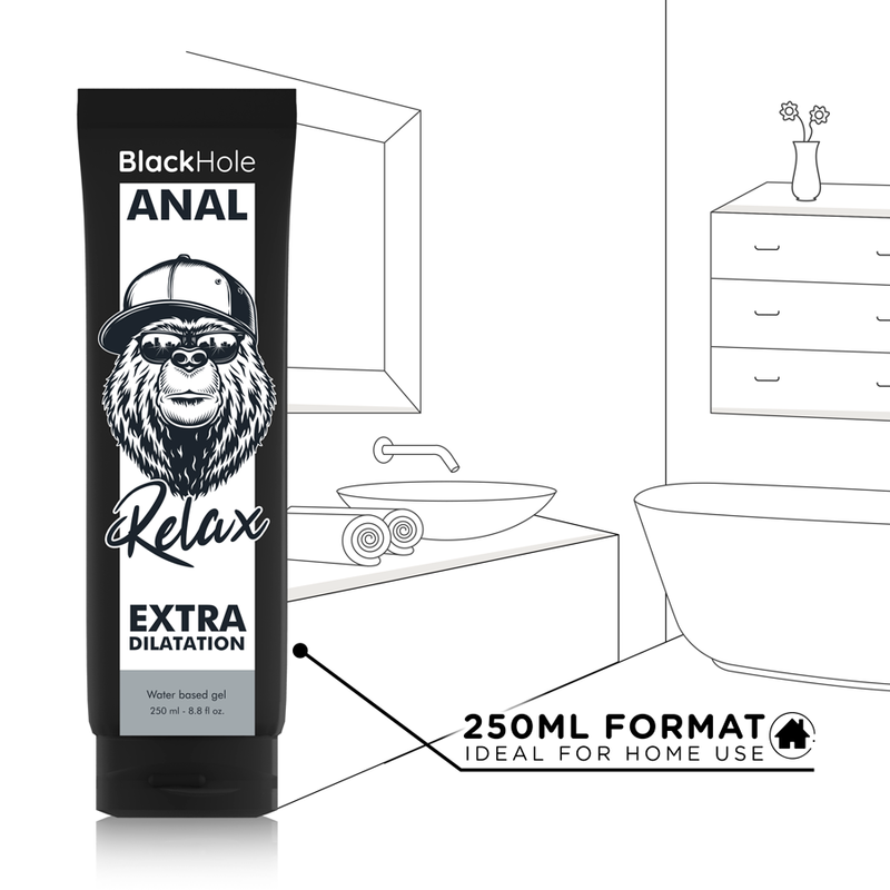 Black Hole Water Base Gel Anal Dilation 250 Ml | Niks.fi verkkokauppa