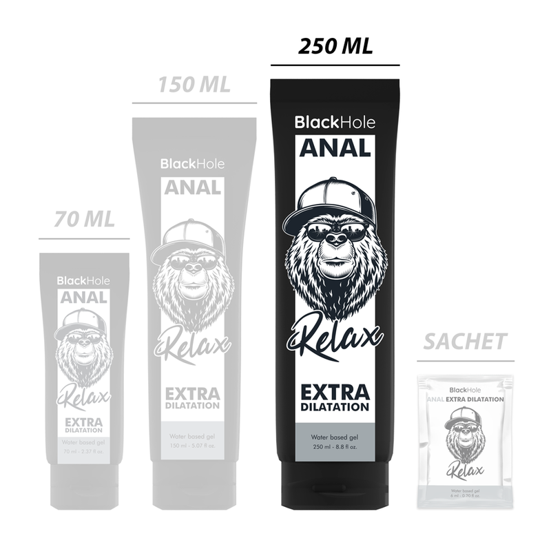 Black Hole Water Base Gel Anal Dilation 250 Ml | Niks.fi verkkokauppa