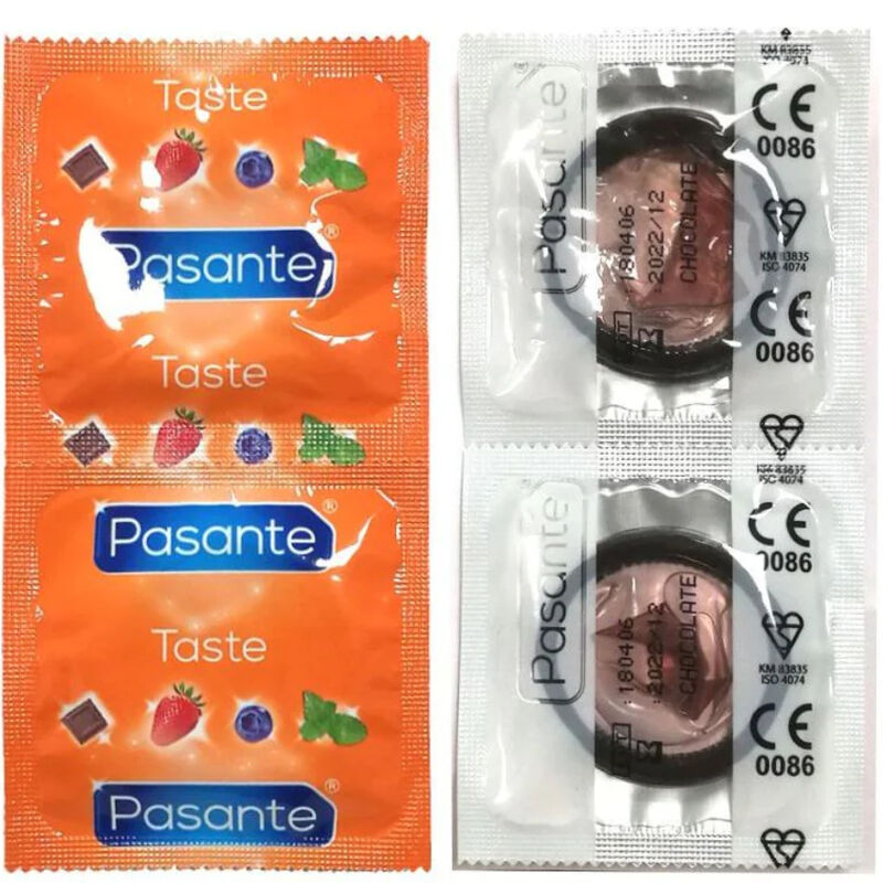 Pasante Condoms Flavor Chocolate Temptation Bag 144 Units | Niks.fi verkkokauppa