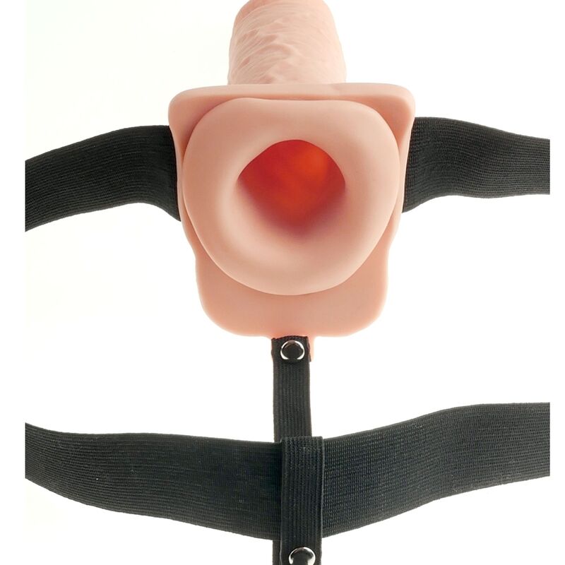 Fetish Fantasy Series Adjustable Harness Realistic Penis With Balls Rechargeable And Vibrator 28 Cm | Niks.fi verkkokauppa