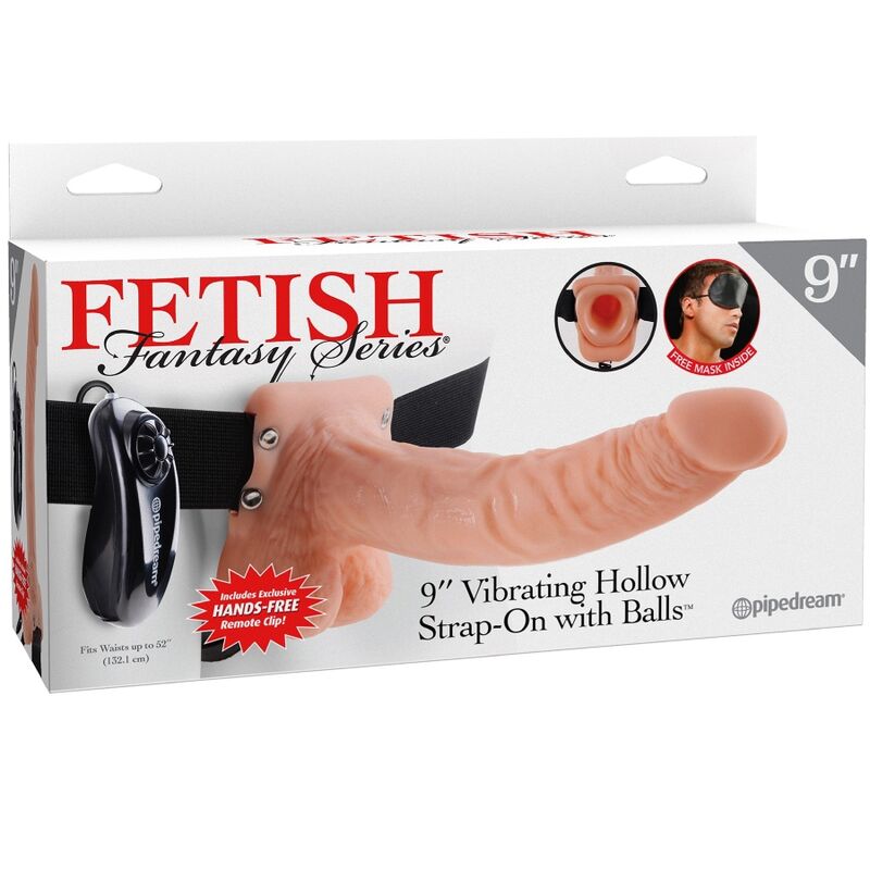 Fetish Fantasy Series Adjustable Harness Remote Control Realistic Penis With Testicles 23 Cm | Niks.fi verkkokauppa