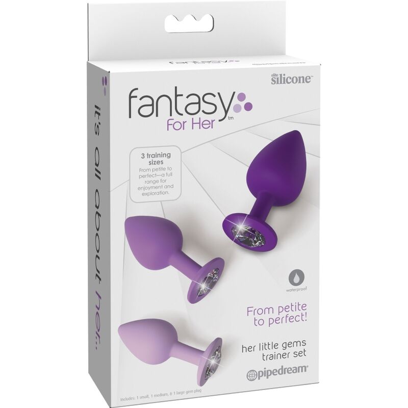Fantasy For Her Violet Anal Plug Set | Niks.fi verkkokauppa