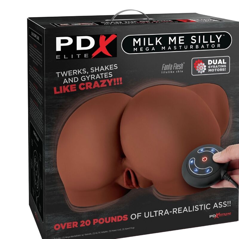 Pdx Elite Mega Masturbator Milk Me Silly Vagina & Ano Brown | Niks.fi verkkokauppa
