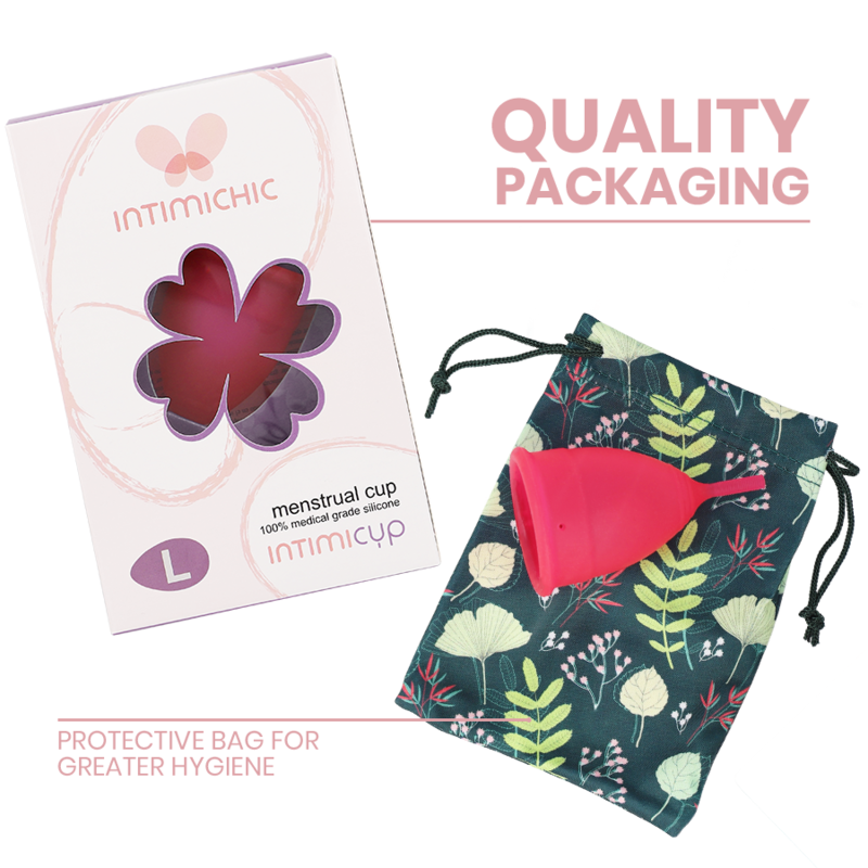 Intimichic Menstrual Cup Medical Grade Silicone Size L | Niks.fi verkkokauppa