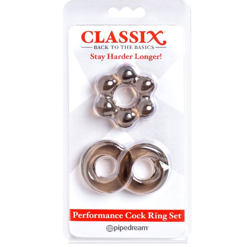 Classix Set Of 2 Rings Gray Penis | Niks.fi verkkokauppa
