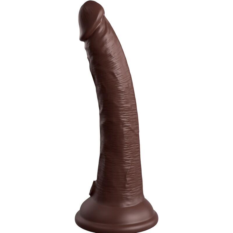 King Cock Elite Realistic Silicone Dildo 17.8 Cm Brown | Niks.fi verkkokauppa