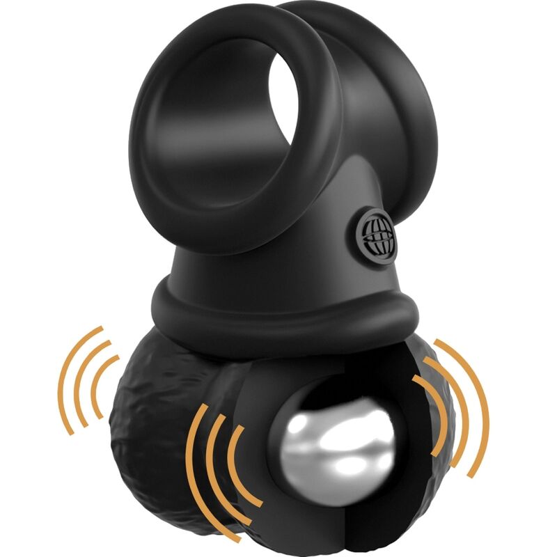King Cock Elite Ring With Testicle Vibrating Silicone | Niks.fi verkkokauppa