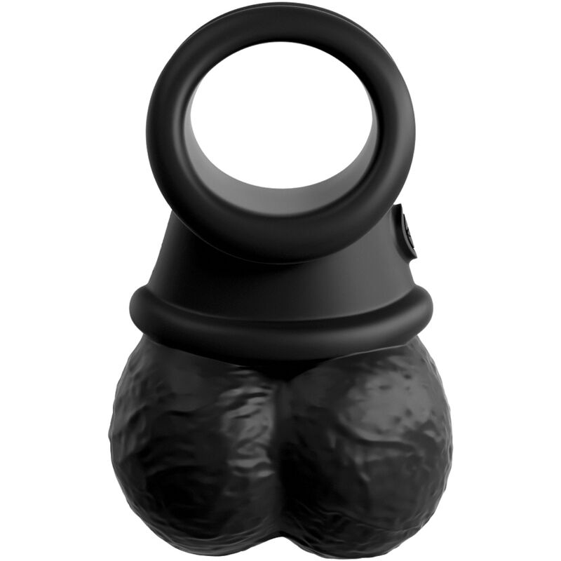 King Cock Elite Ring With Testicle Silicone | Niks.fi verkkokauppa
