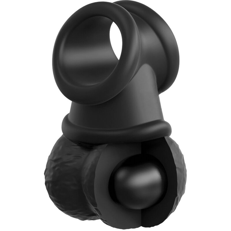 King Cock Elite Deluxe Adjustable Harness Kit Ring With Testicles & Dildo 20.3 Cm | Niks.fi verkkokauppa