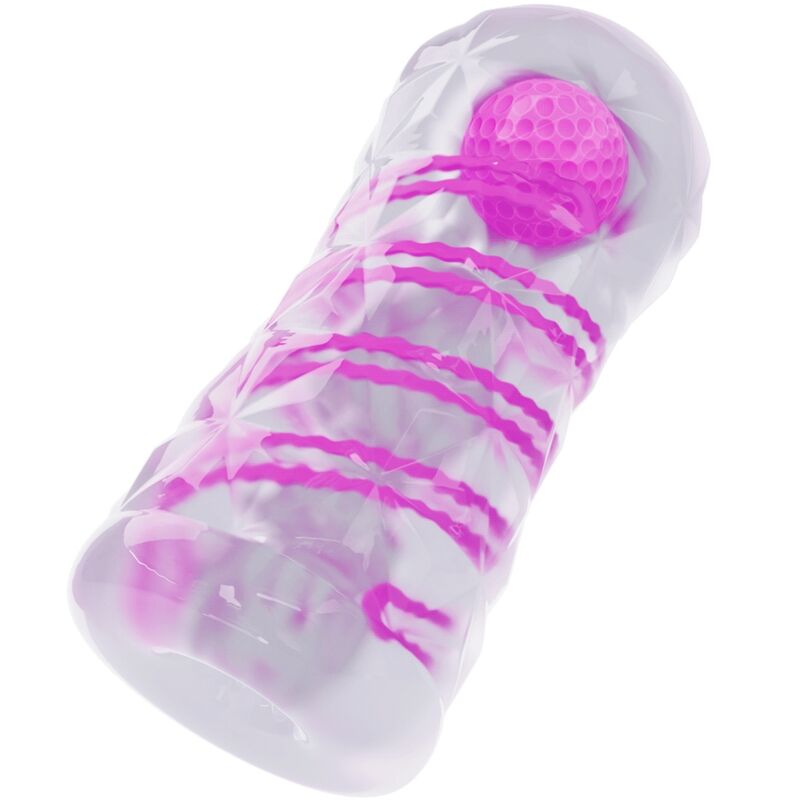 Pretty Love Fantasy Male Masturbator With Internal Spiral And Transparent Balls | Niks.fi verkkokauppa