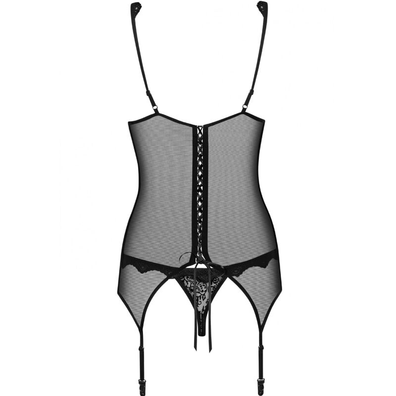 Obsessive Emperita Corset & Thong Xxl | Niks.fi verkkokauppa