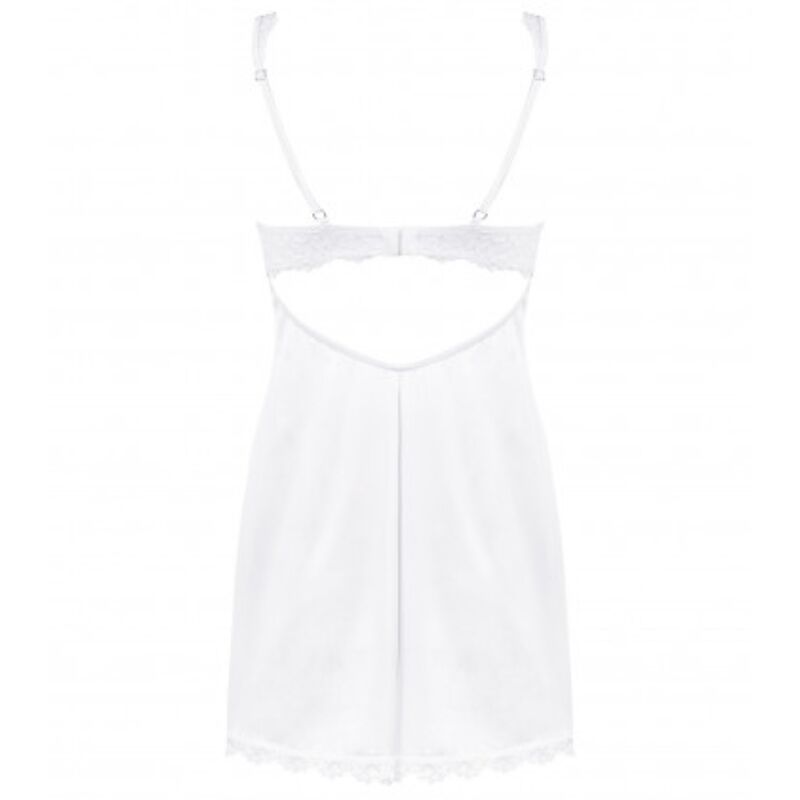 Obsessive Love White Chemise & White Thong L/Xl | Niks.fi verkkokauppa