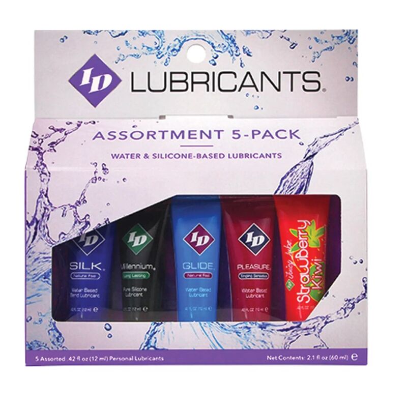 Id Juicy Lube Assorted 5X Lubricant Tube Pack 12 Ml | Niks.fi verkkokauppa