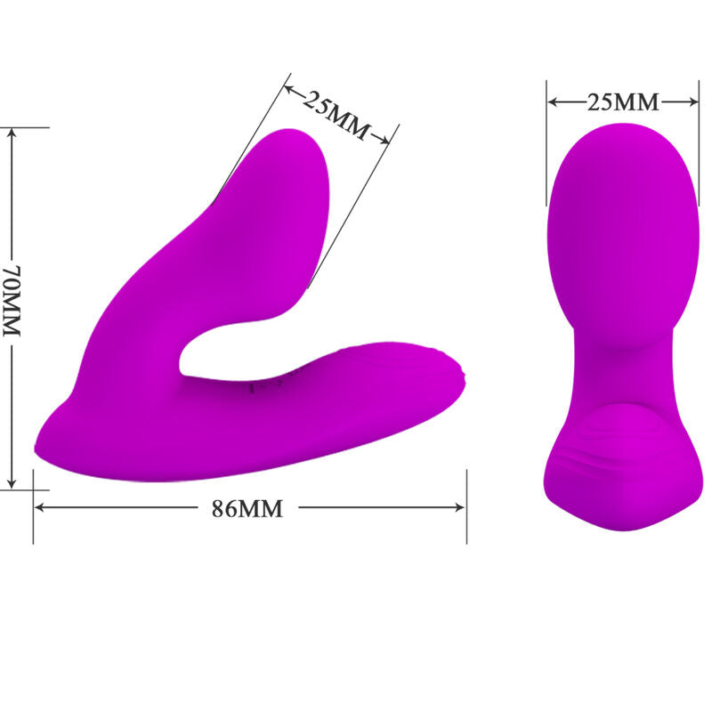 Pretty Love Melvin Clitoris Massager With Remote Control | Niks.fi verkkokauppa