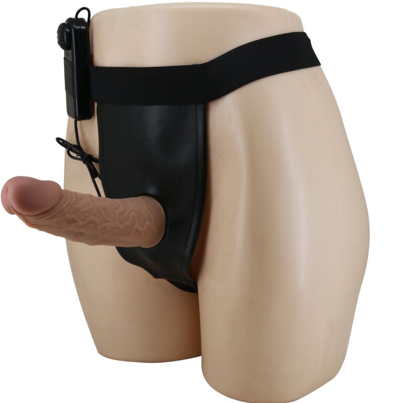 Pretty Love Harness Briefs With Vibration Dildo Included | Niks.fi verkkokauppa