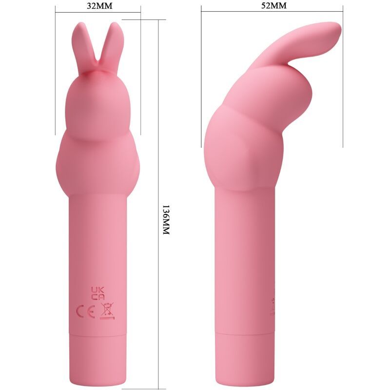 Pretty Love Pink Bunny Vibrator | Niks.fi verkkokauppa