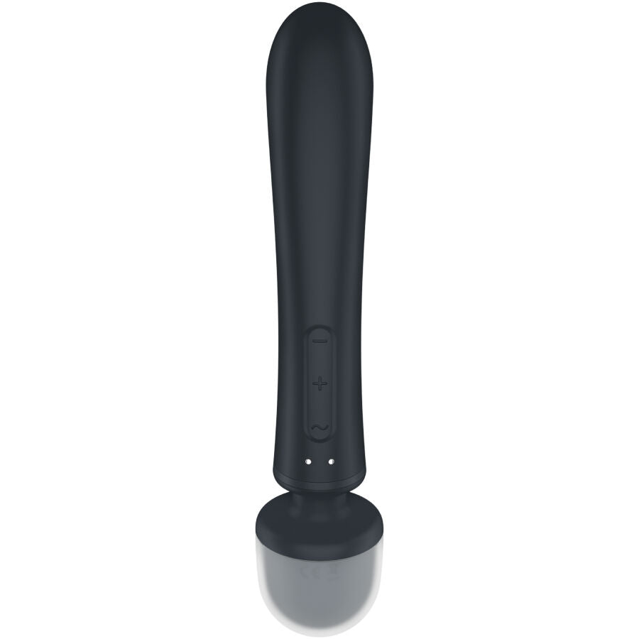 Satisfyer Triple Lover Rabbit Vibrator Massager Grey | Niks.fi verkkokauppa