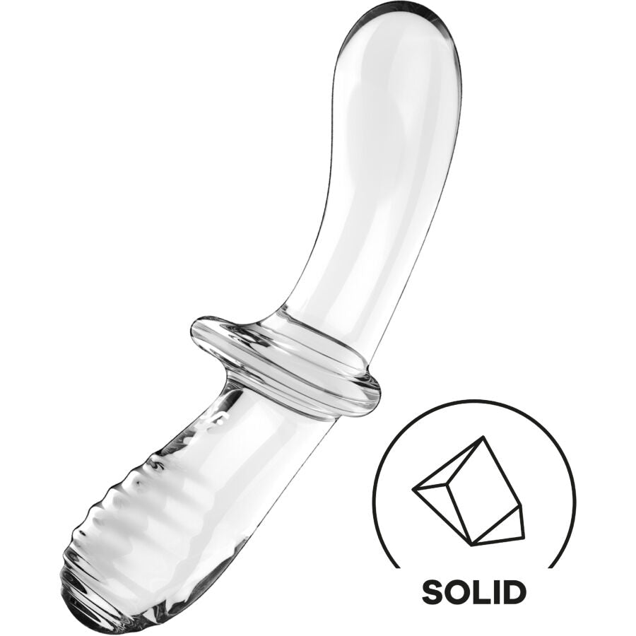 Satisfyer Double Crystal Dildo Transparent | Niks.fi verkkokauppa