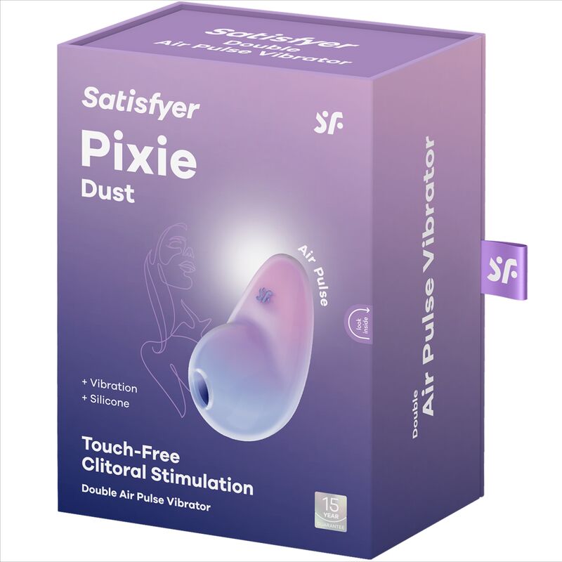 Satisfyer Pixie Dust Lilac Air Pluse Stimulator | Niks.fi verkkokauppa