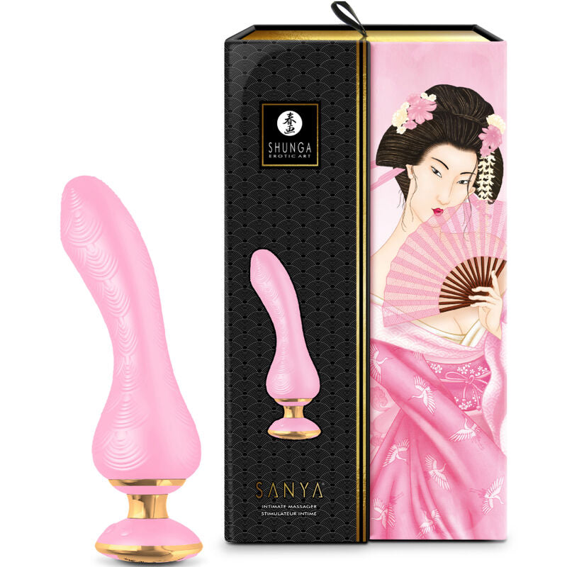 Shunga Sanya Intimate Massager Pink | Niks.fi verkkokauppa
