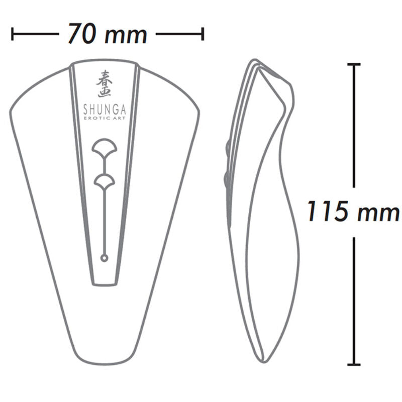 Shunga Obi Intimate Massager Black | Niks.fi verkkokauppa