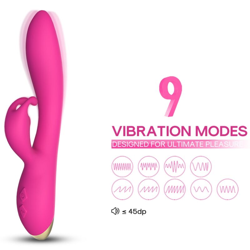 Bonnie Vibraattori Rabbit - Fuksia | Niks.fi verkkokauppa
