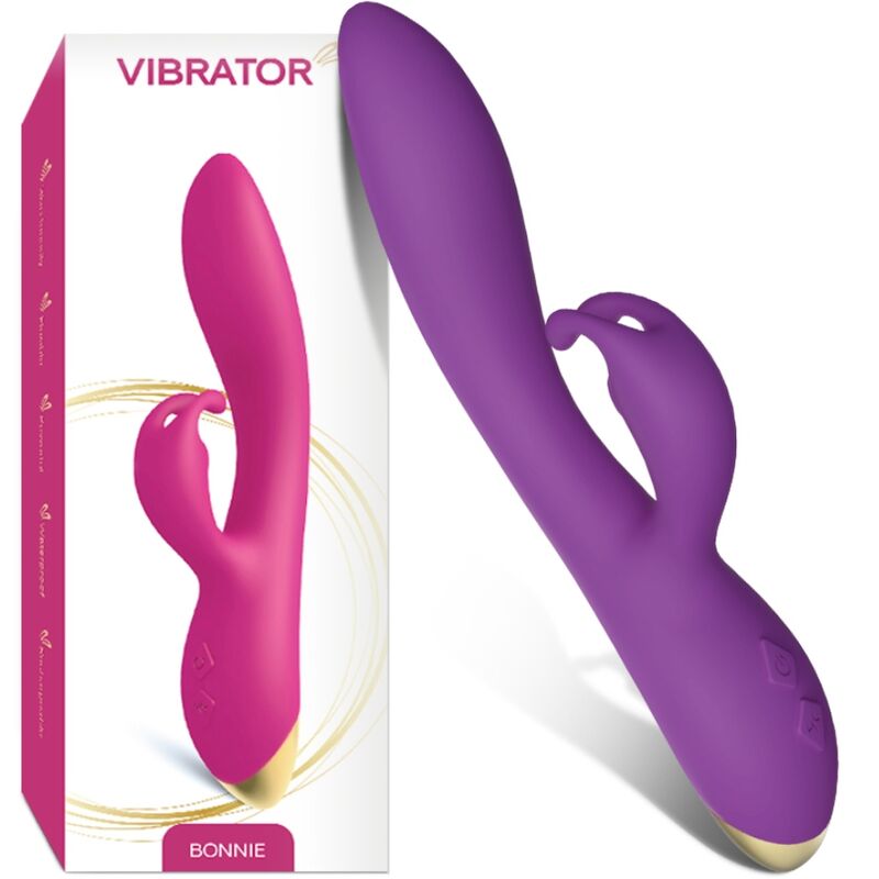 Bonnie Vibraattori Rabbit - Purppura | Niks.fi verkkokauppa