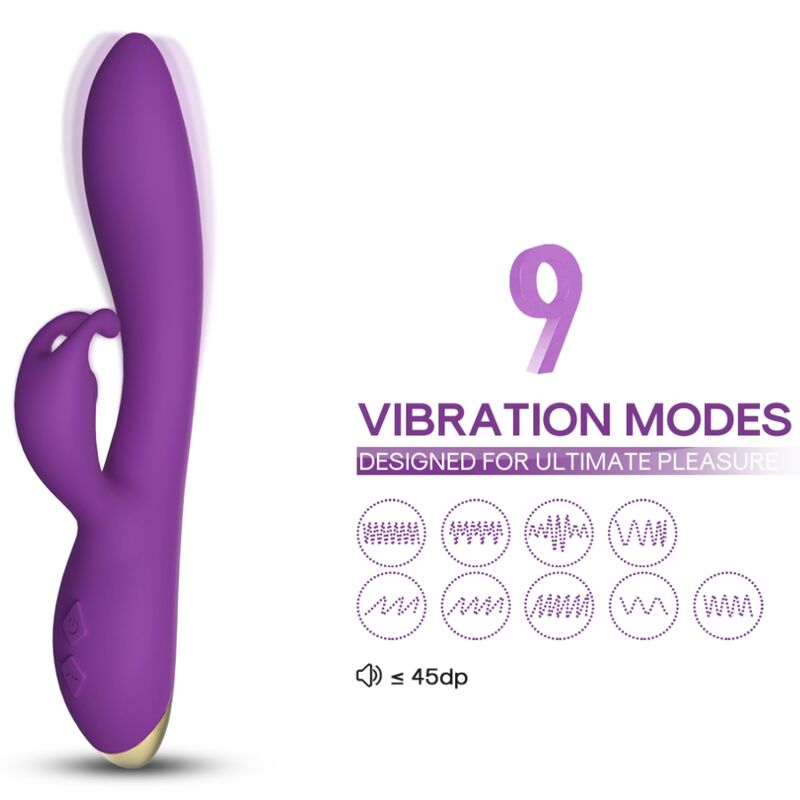Bonnie Vibraattori Rabbit - Purppura | Niks.fi verkkokauppa