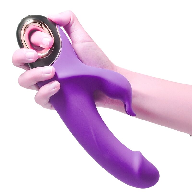 Meteror Dildo Vibraattori Rabbit Kiertäjä Purppura | Niks.fi verkkokauppa