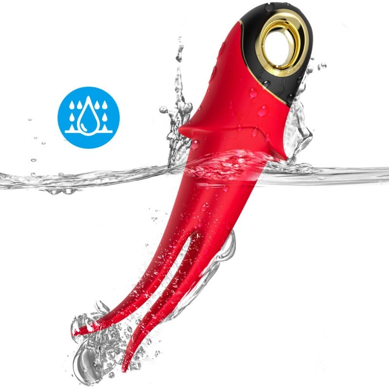 Armony Shadow Vibrator Double-Head Teasing Red | Niks.fi verkkokauppa