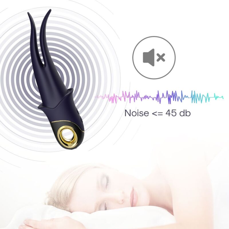 Armony Shadow Vibrator Double-Head Teasing Blue | Niks.fi verkkokauppa