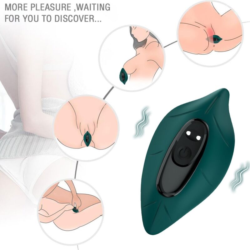Armony Stimulator & Vibrator Remote Control Green | Niks.fi verkkokauppa