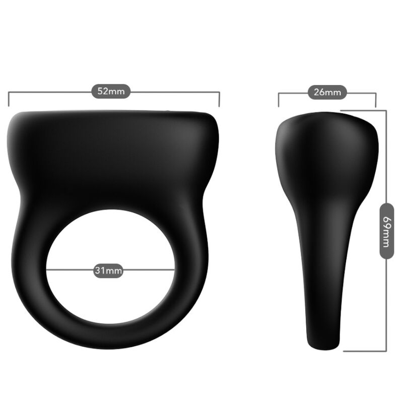 Armony Ring Vibrator Black | Niks.fi verkkokauppa