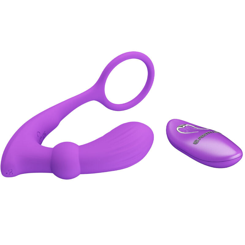 Pretty Love Warren Violet Anal Ring & Vibrator | Niks.fi verkkokauppa
