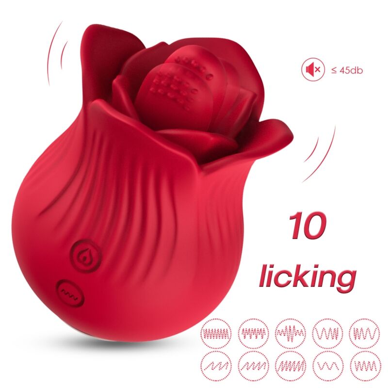 Armony Rose Vibrator & Stimulator Red | Niks.fi verkkokauppa