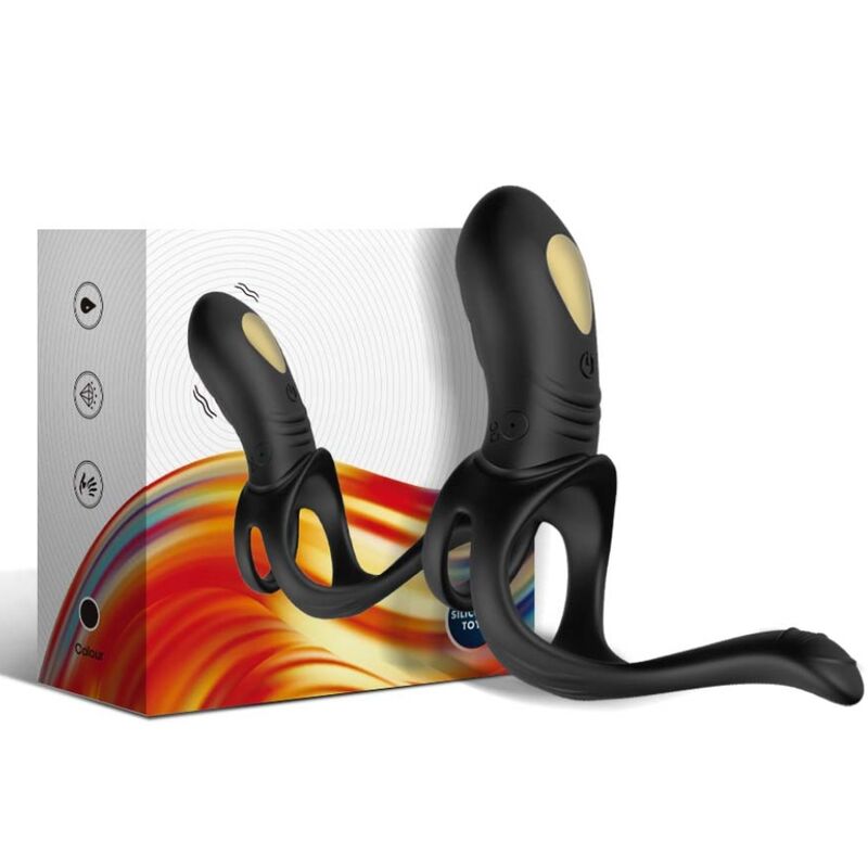 Armony Joy Jumper Ring Vibrator For Couples & Anal Plug Black | Niks.fi verkkokauppa