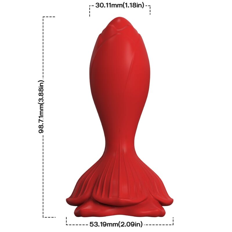 Armony Pink Vibrator & Anal Plug Small Remote Control Red | Niks.fi verkkokauppa