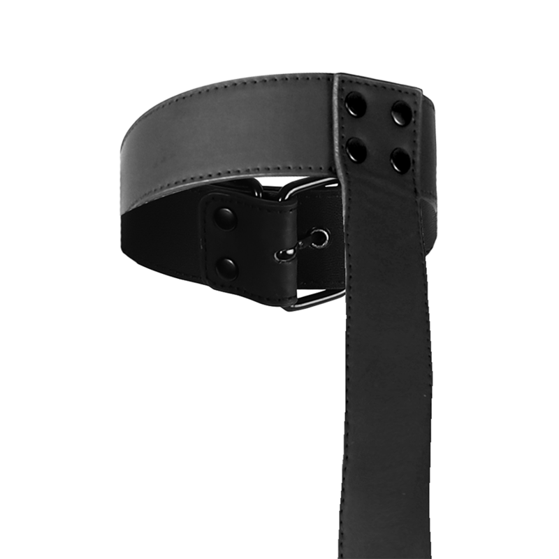Fetish Submissive Bondage Collar & Wrist Cuffs Body Restraint Set | Niks.fi verkkokauppa