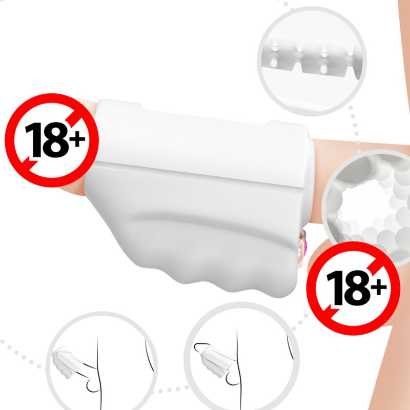 Armony Master Masturbator & Vibrator White | Niks.fi verkkokauppa