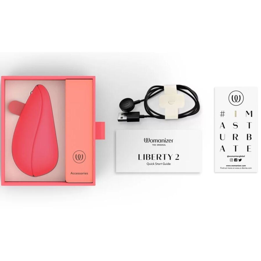 Womanizer Liberty 2 Clitoris Stimulator & Sucker Pink | Niks.fi verkkokauppa
