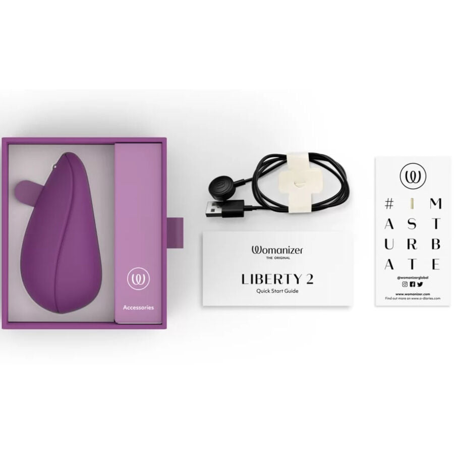 Womanizer Liberty 2 Clitoris Stimulator & Sucker Violet | Niks.fi verkkokauppa