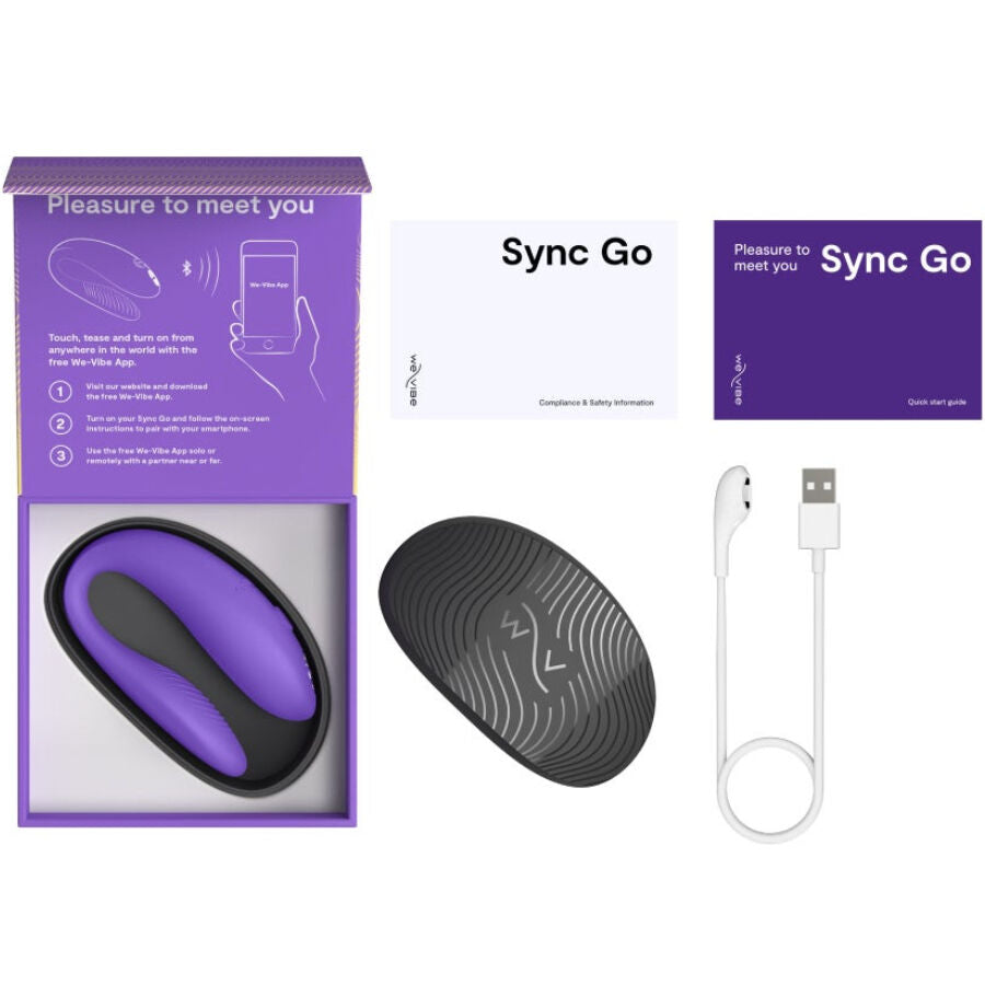 We-Vibe Sync Go Dual Stimulator Violet | Niks.fi verkkokauppa