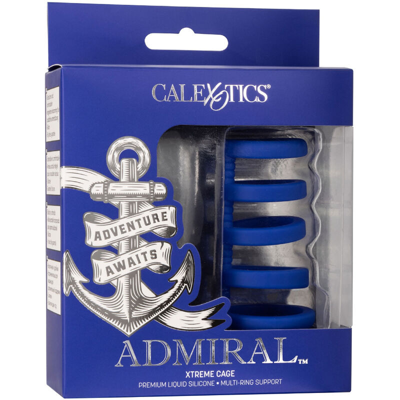 Calexotics Admiral Xtreme Cage Blue | Niks.fi verkkokauppa