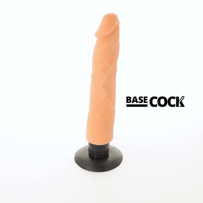Basecock Realistic Vibrator 2-1 Flesh 20 Cm O- 4 Cm | Niks.fi verkkokauppa