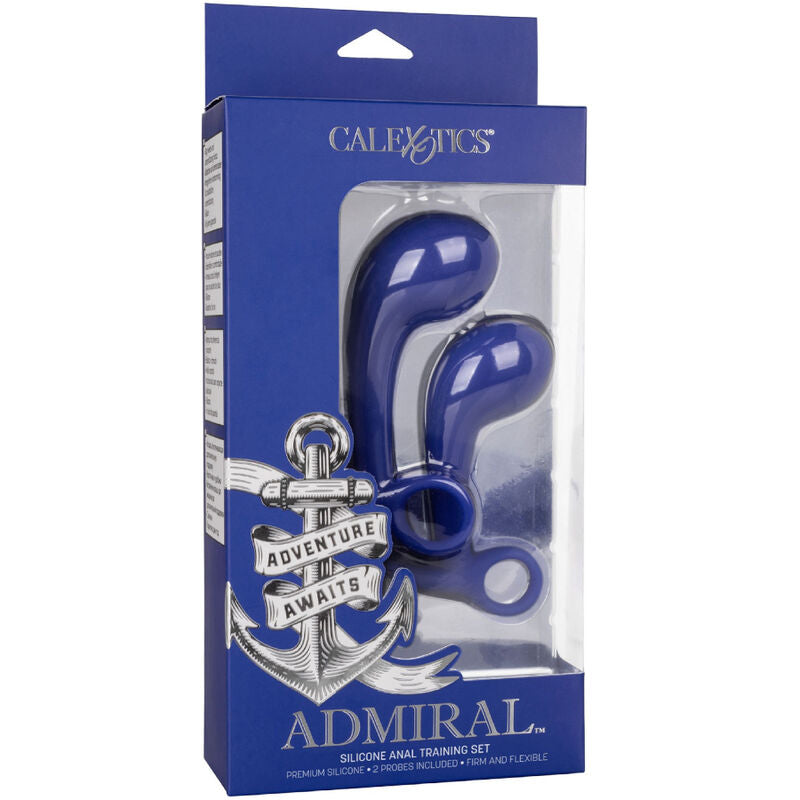 Calexotics Admiral Set 2 Anal Plug Blue | Niks.fi verkkokauppa