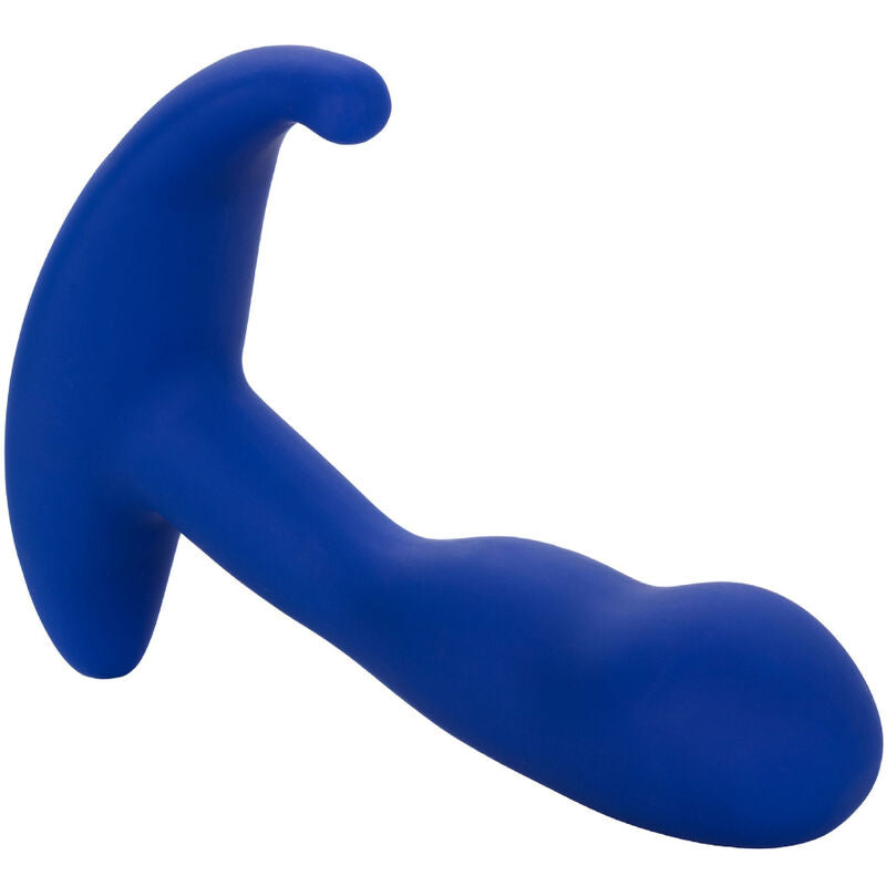 Calexotics Admiral Curved Anal Stimulator & Vibrator Blue | Niks.fi verkkokauppa